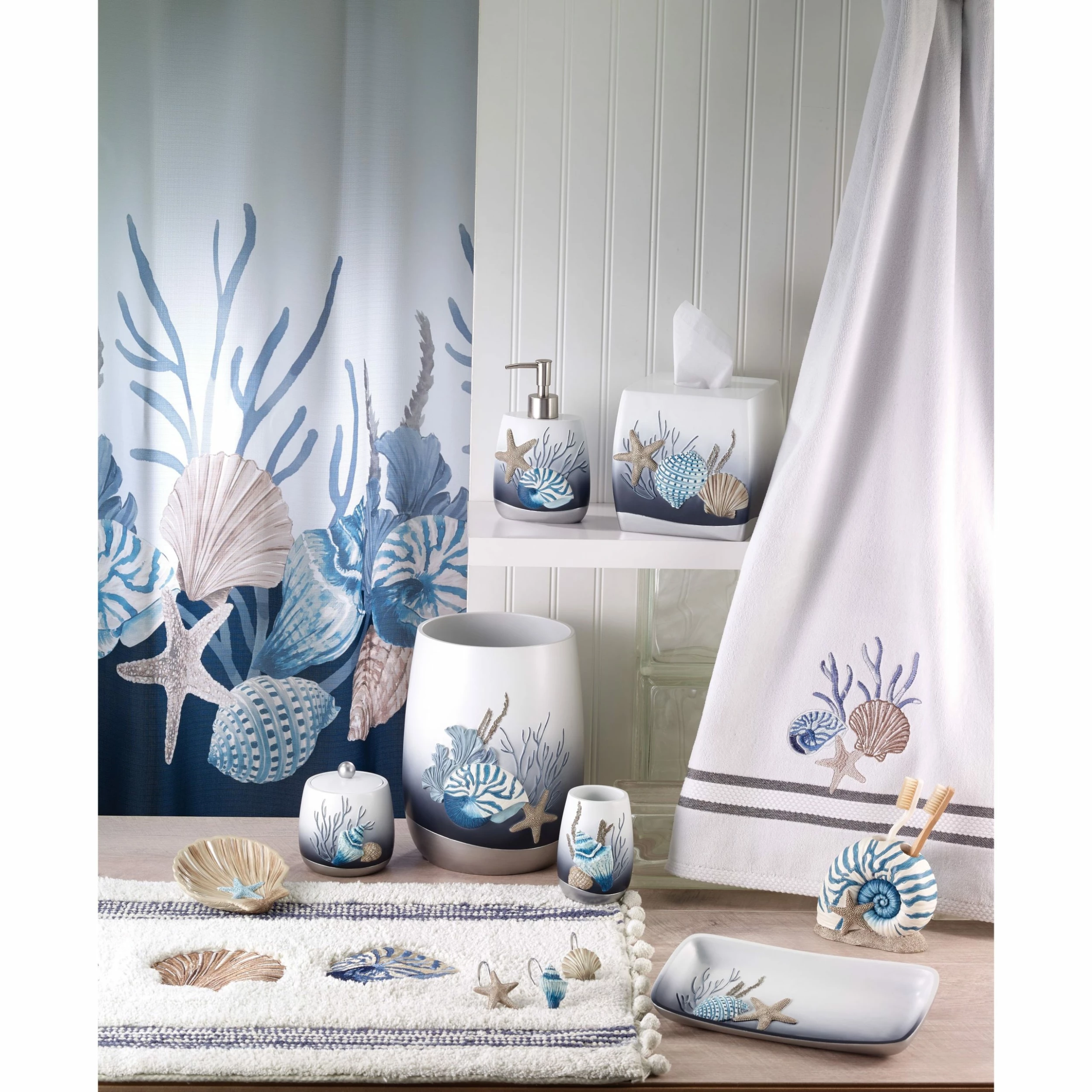 Wholesale โค๏ธ Avanti Linens Avanti Blue Lagoon Hand Towel โ๏ธ - Image 3