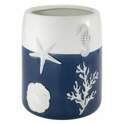 Deals 👍 Avanti Linens Batik Coastal Wastebasket 😉