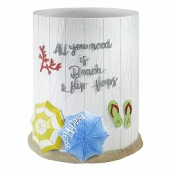 Outlet 💯 Avanti Linens Beach Mode Wastebasket 🔥