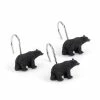 Budget 🔥 Avanti Linens Black Bear Lodge Shower Curtain Hooks (Pack Of 12) 🌟