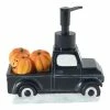Deals 😉 Avanti Linens Black Truck With Pumpkins Lotion Pump - Multicolor 🧨