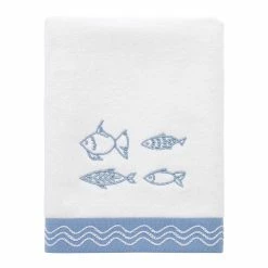Wholesale 🎉 Avanti Linens Blue Fin Bay Hand Towel 💯