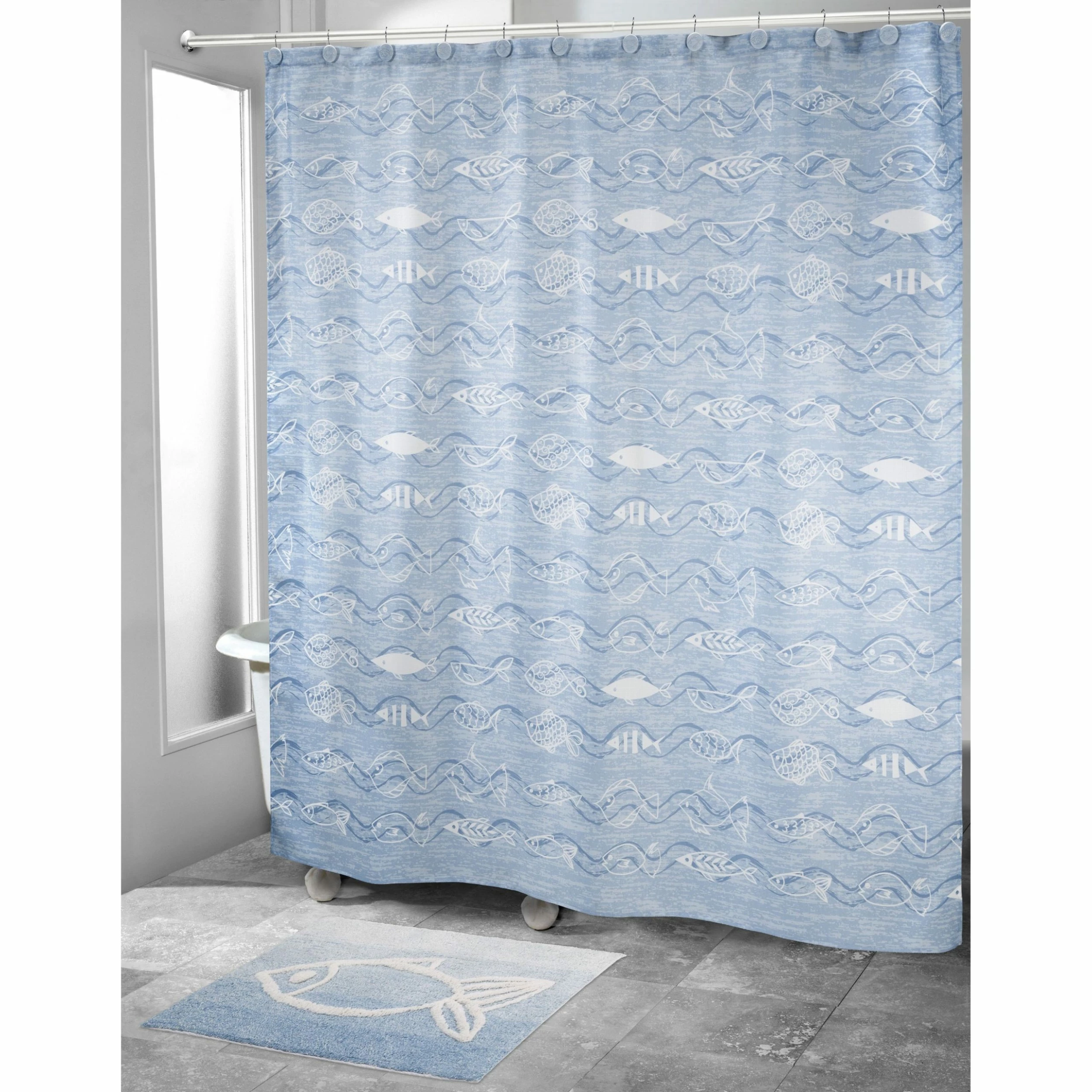 Flash Sale 🎁 Avanti Linens Blue Fin Bay Shower Curtain 👏 - Image 2