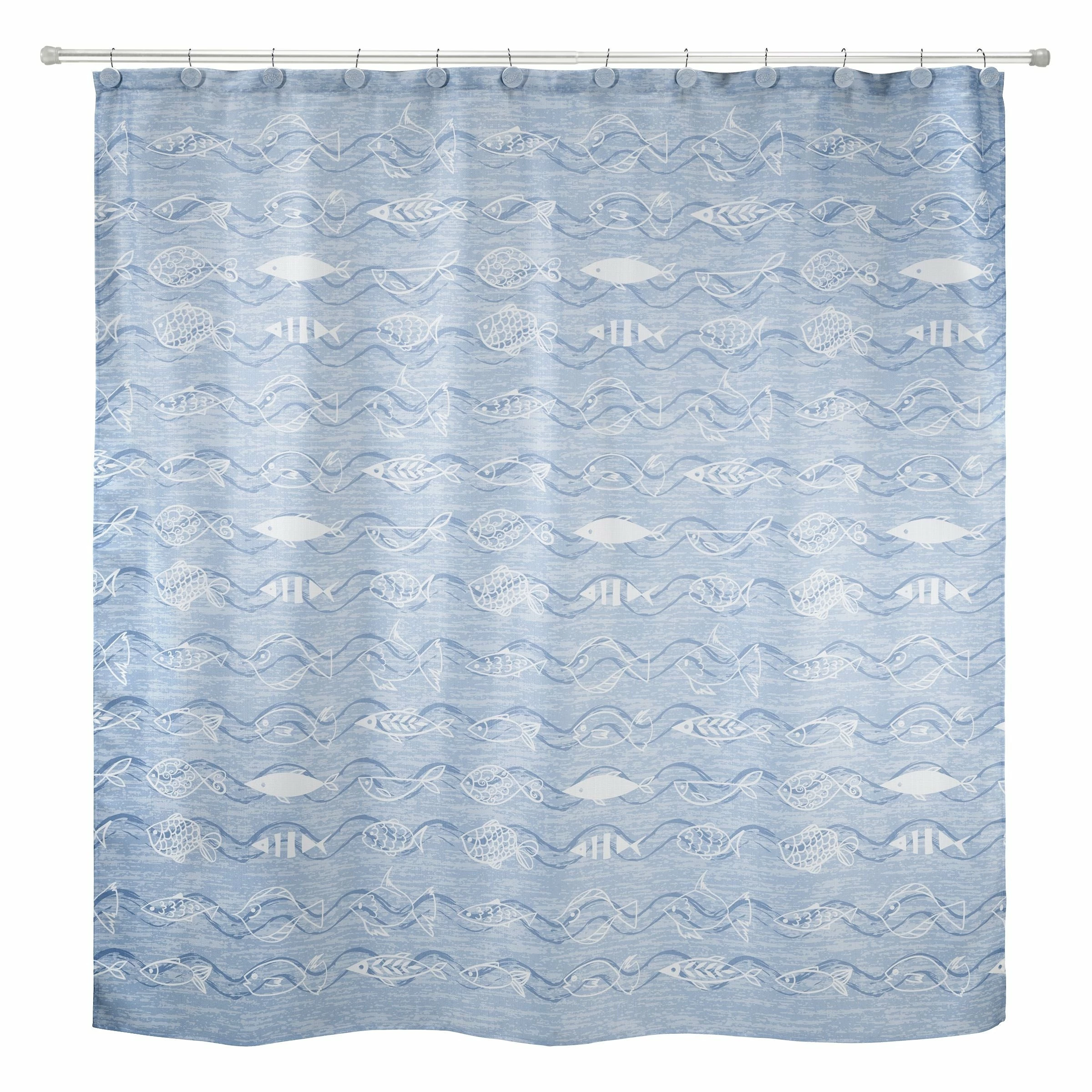 Flash Sale 🎁 Avanti Linens Blue Fin Bay Shower Curtain 👏