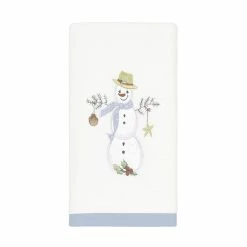Promo 🥰 Avanti Linens Coastal Snowman Hand Towel 😀
