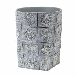 Cheap 👍 Avanti Linens Galaxy Grey Resin Wastebasket 👏