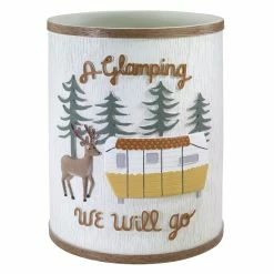 Hot Sale ✨ Avanti Linens Gone Glamping Wastebasket 🔔