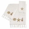 Best Sale 🎉 Avanti Linens Macrame Shells 3 Pc Towel Set 😉