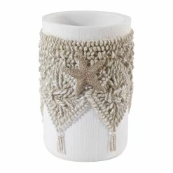 Buy 🎉 Avanti Linens Macrame Shells Tumbler - Ivory 🧨