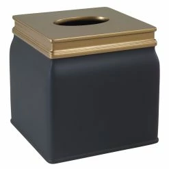 Hot Sale 👍 Avanti Linens Memphis Tissue Cover - Black 😍