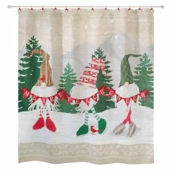 Outlet 🛒 Avanti Linens Merry Gnome Shower Curtain 🔔