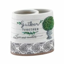 New 🌟 Avanti Linens Modern Farmhouse Toothbrush Holder - Multi 🛒