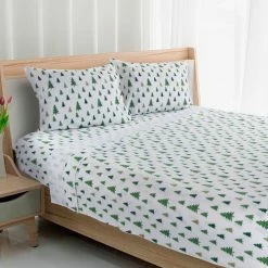 Budget ๐ Avanti Linens Pine Forest Flannel King Sheet Set ๐ฏ
