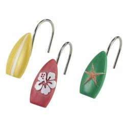 New 👍 Avanti Linens Surf Time Shower Hooks - Multi 🛒