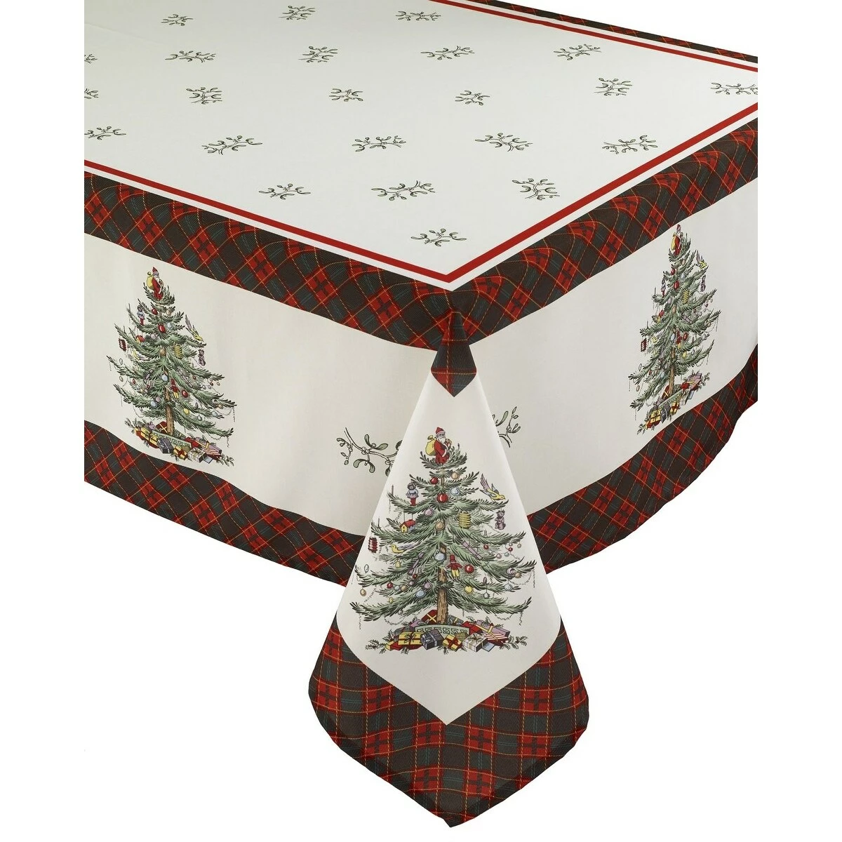 Coupon ๐ฏ Avanti Linens The Spode ๐ Christmas Treeยฎ Tartan 60" X 102" Tablecloth ๐งจ
