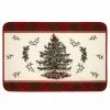 Budget 🎉 Avanti Linens The Spode 🔔 Christmas Tree® Tartan Rug 🤩