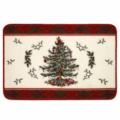 Budget ๐ Avanti Linens The Spode ๐ Christmas Treeยฎ Tartan Rug ๐คฉ
