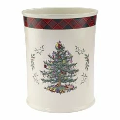 Wholesale 🛒 Avanti Linens The Spode 🎁 Christmas Tree® Tartan Wasebasket - Multicolor ⭐