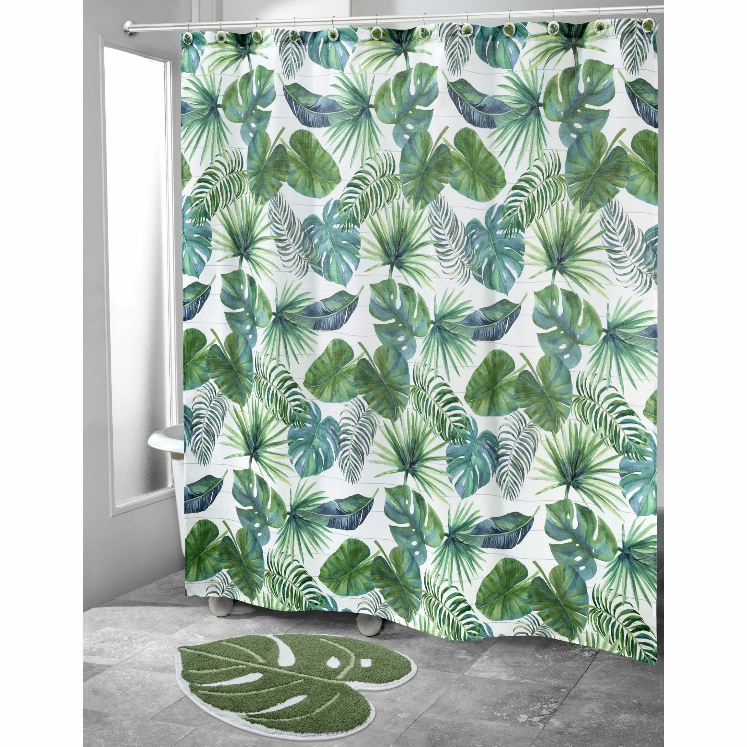Flash Sale ๐ Avanti Linens Viva Palm Shower Hooks - Green ๐ฏ - Image 2